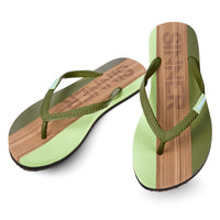 CAPITOLA SLIPPERS DAMES - LICHTGROEN / DONKERGROEN