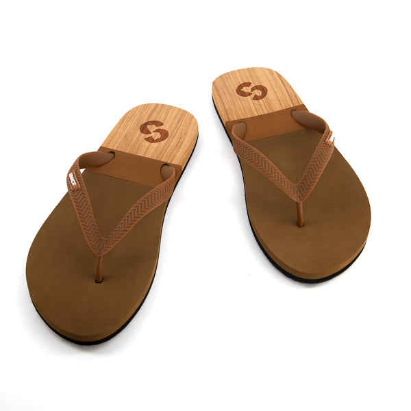 CAPITOLA II CHANCLAS HOMBRE - MARRÓN OSCURO