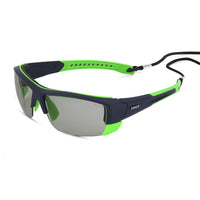 CASCADA MOUNTAIN GLASSES (BOX) - MATTE DARK BLUE / MATTE GREEN - TRANS+® LENS
