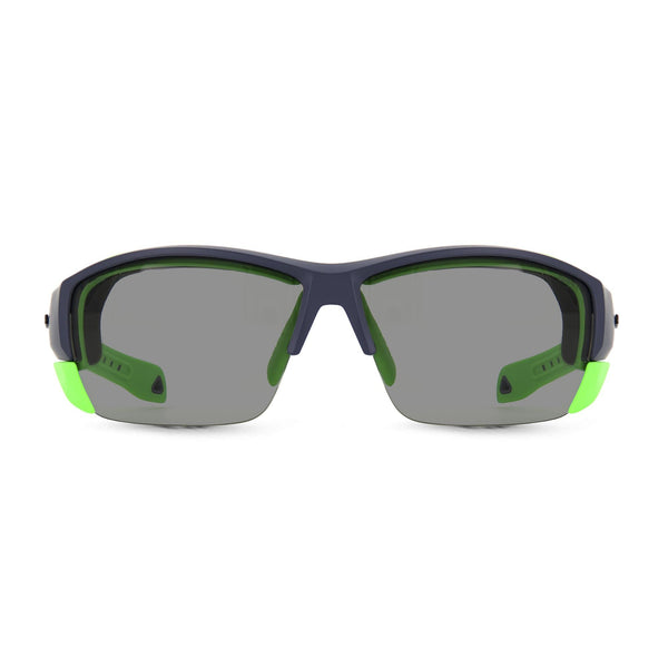 CASCADA BERGBRIL - MAT DONKERBLAUW / MAT GROEN - TRANS+® GLAS (BOX)