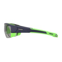 CASCADA MOUNTAIN GLASSES (BOX) - MATTE DARK BLUE / MATTE GREEN - TRANS+® LENS