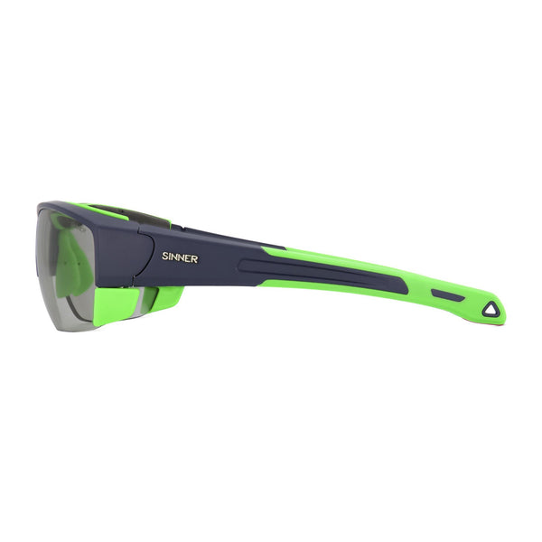 CASCADA BERGBRIL - MAT DONKERBLAUW / MAT GROEN - TRANS+® GLAS (BOX)