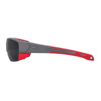 CASCADA LUNETTES DE MONTAGNE - GRIS FONCÉ MAT / ROUGE MAT