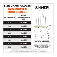 CATAMOUNT II TOUCHSCREEN HANDSCHUHE UNISEX - SCHWARZ