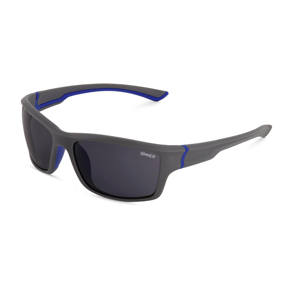 CAYO ZONNEBRIL - MAT GRIJS / BLAUW