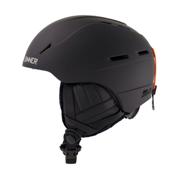 COMBI-PACK - CREST SKIHELM + TOXIC SKIBRIL - ZWART