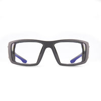 CORBEL LUNETTES DE SÉCURITÉ - GRIS MAT / BLEU