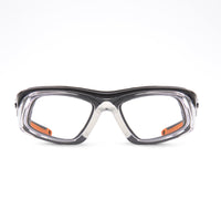 CRAFT SCHUTZBRILLE - GLÄNZEND SCHWARZ / ORANGE