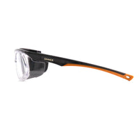 CRAFT SCHUTZBRILLE - GLÄNZEND SCHWARZ / ORANGE