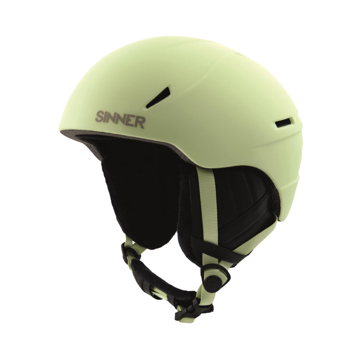 CREST SKIHELM - LICHTGEEL