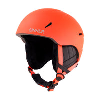 CREST SKIHELM - MAT NEONORANJE