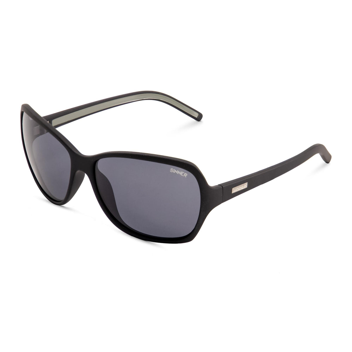 CRISSY SUNGLASSES - MATTE BLACK - SINTEC® LENS