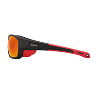 DENALI MOUNTAIN LUNETTES DE SOLEIL - NOIR MAT / ROUGE MAT