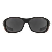 DENALI GLACIER LUNETTES DE SOLEIL - NOIR MAT / ROUGE MAT - VERRE TRANS+® (BOX)