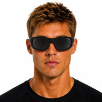 DENALI GLACIER LUNETTES DE SOLEIL - NOIR MAT / ROUGE MAT - VERRE TRANS+® (BOX)