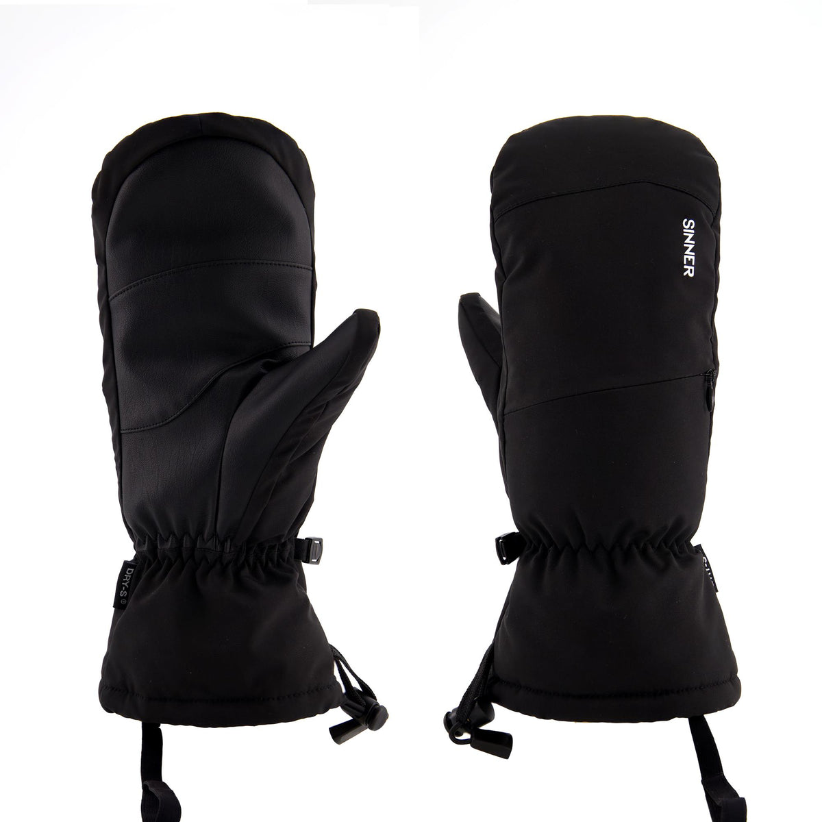 DULAC DRY-S® MITTENS UNISEX - BLACK