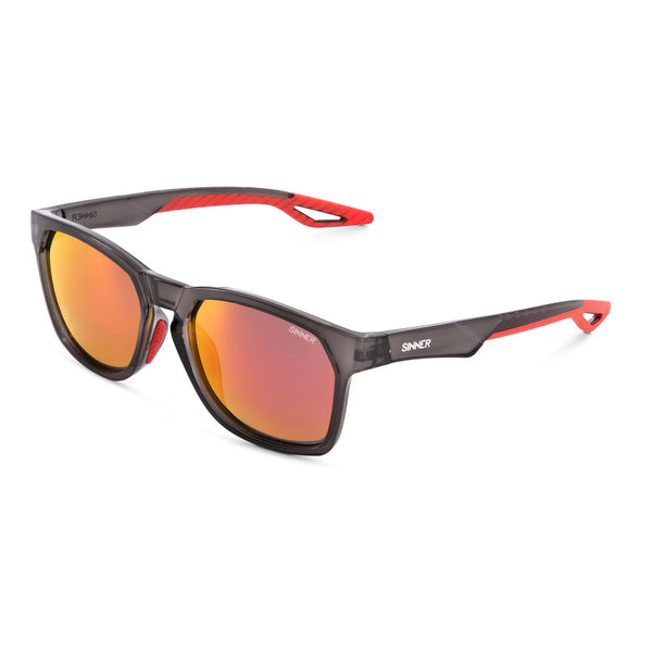 FAVEIRA LUNETTES DE SOLEIL - NOIR / ROUGE - VERRE SINTEC®