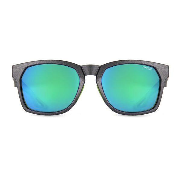 FAVEIRA SUNGLASSES - GREY / GREEN - SINTEC® LENS