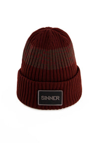 FIR BEANIE - BURGUNDY RED