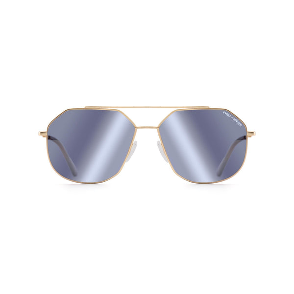 FISS SUNGLASSES - GOLD-COLORED METAL - SINTEC® LENS