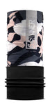 ANIMAL CAMO FLEECE BANDANA - ZWART / GRIJS