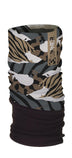 ANIMAL CAMO FLEECE BANDANA - BRUIN / DONKERGRIJS