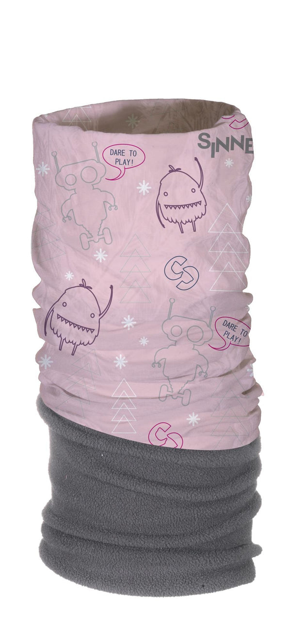 ROBOTS FLEECE BANDANA KINDER - ROSA