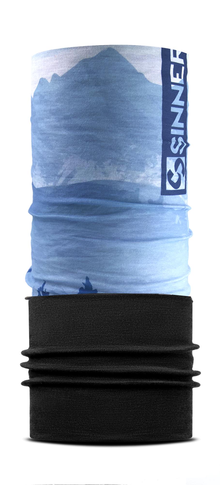 WATER MOUNTAIN FLEECE BANDANA - BLUE