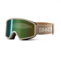 FLYKO OTG GAFAS DE ESQUÍ - GRIS CLARO MATE