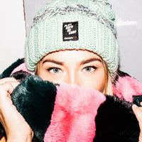 HINTERGLEMM BEANIE - GREEN / GREY