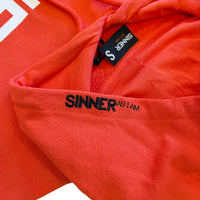 SINNER AS I AM HOODIE UNISEX - RED