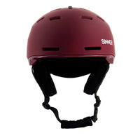 KAISER SKIHELM - MAT BORDEAUXROOD