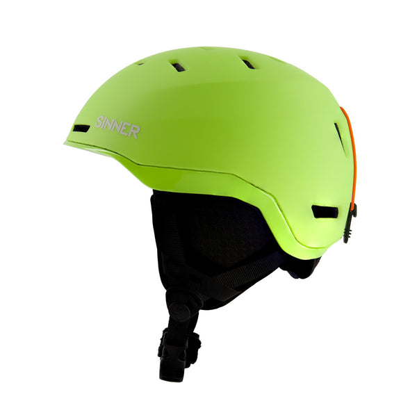 KAISER SKIHELM - MAT NEONGROEN
