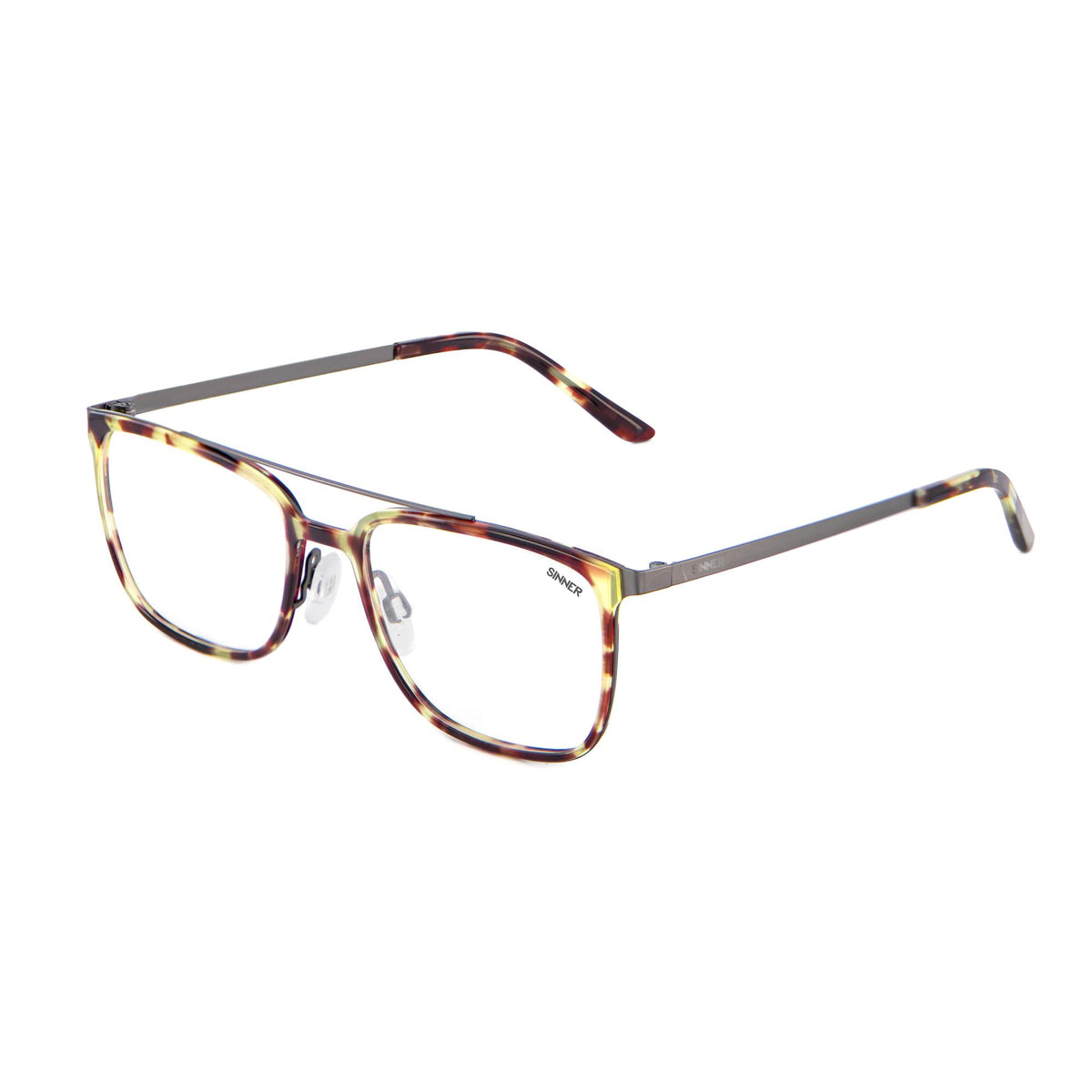 KAY BRIL - GLANZEND BRUIN / GRIJS TORTOISE