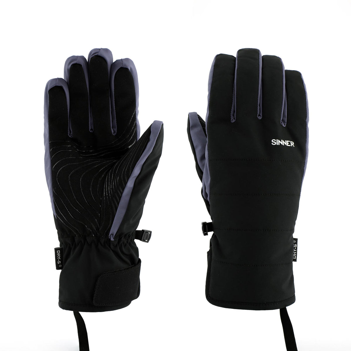 KING VALE DRY-S® HANDSCHUHE UNISEX - SCHWARZ / DUSK BLAU