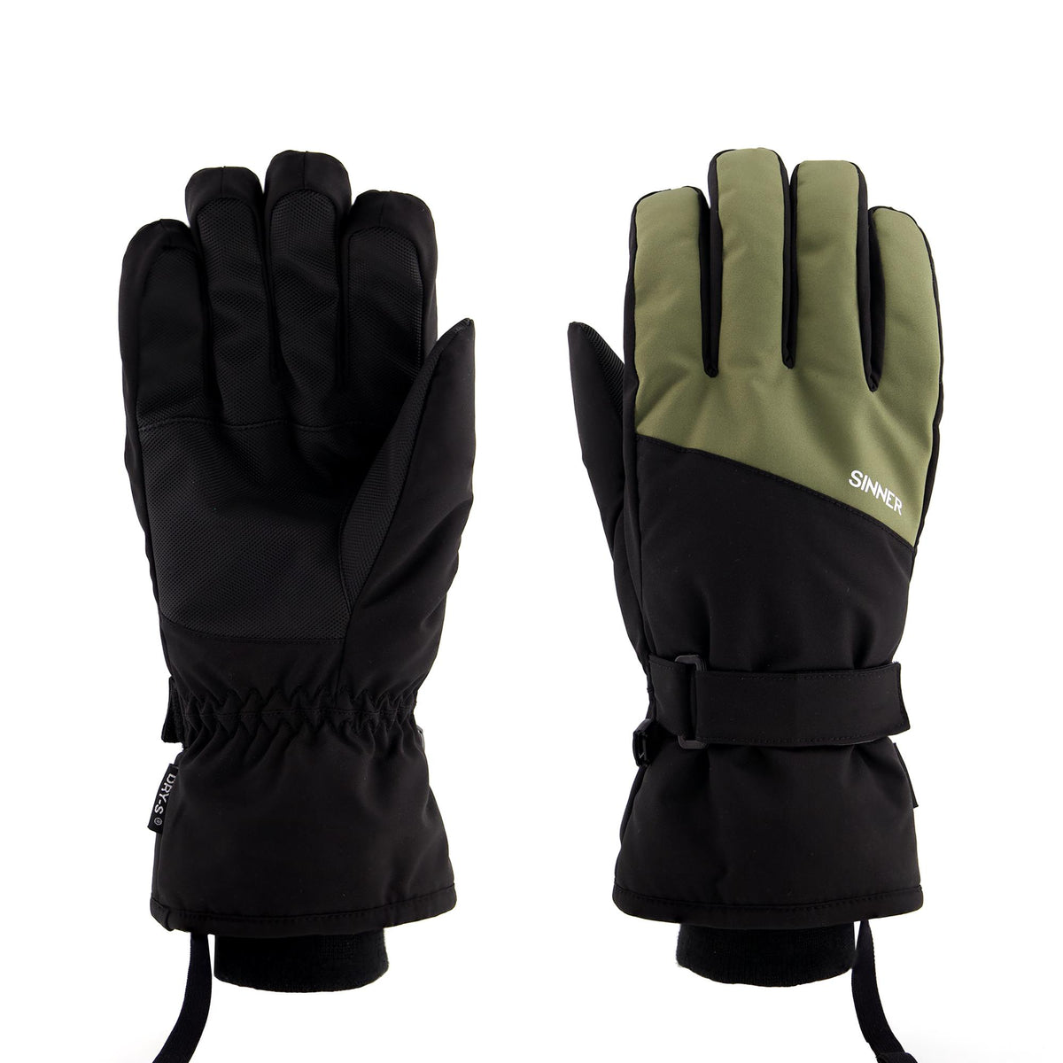 KIRKWOOD DRY-S® GANTS HOMME - NOIR / VERT MOUSSE