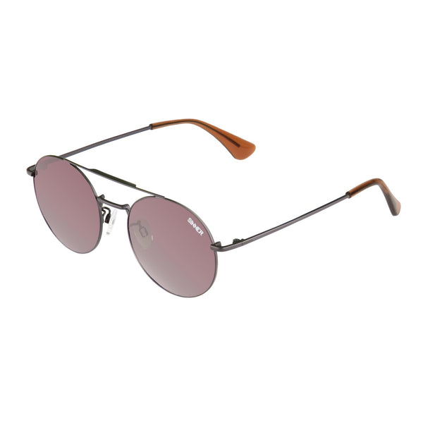 KNOX ZONNEBRIL - DONKER METAAL - SINTEC® LENS