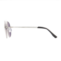 KNOX SUNGLASSES - SILVER-COLORED METAL - SINTEC® LENS