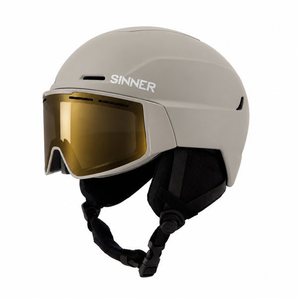 LAAX SKIHELM - MAT LICHTGRIJS