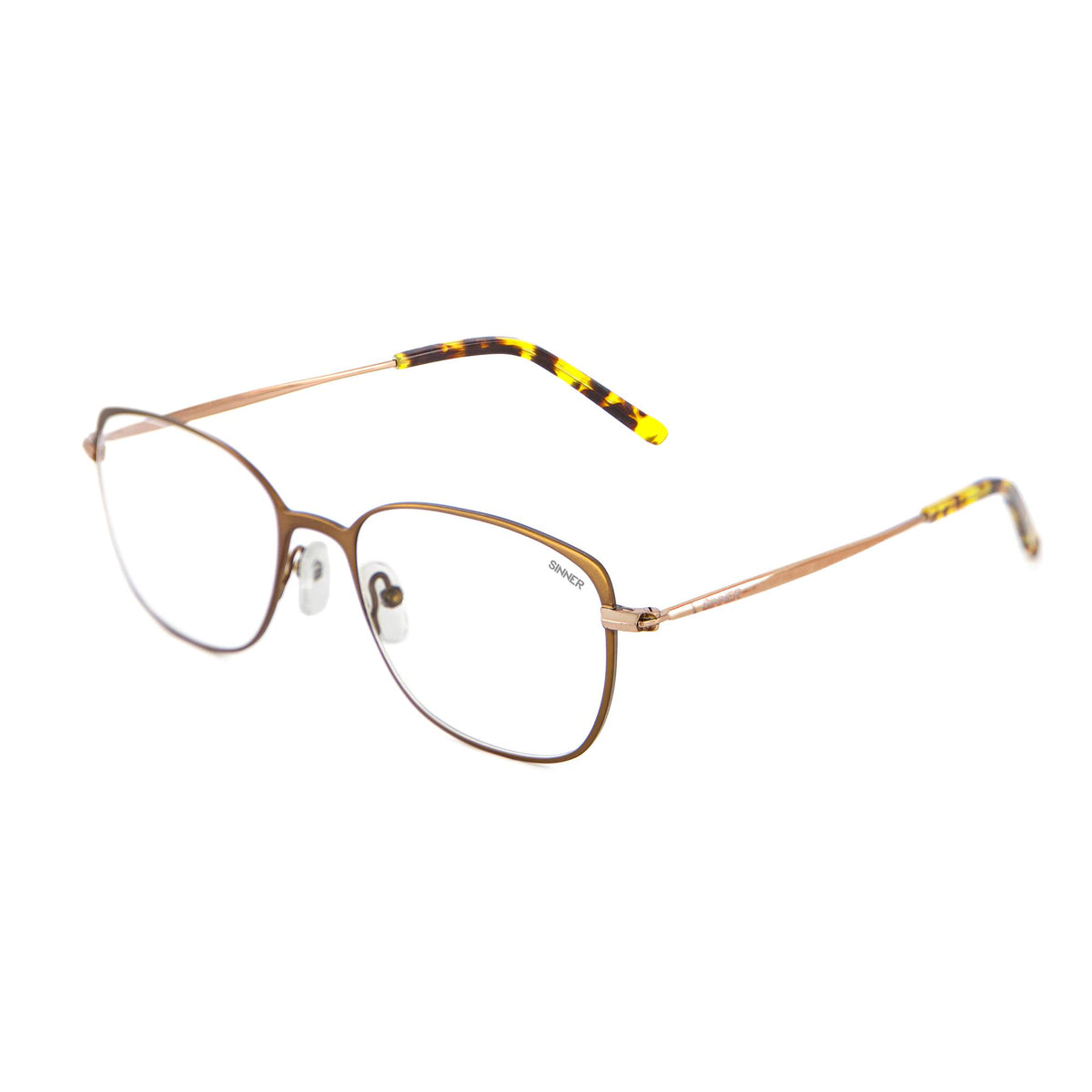 LANA LUNETTES - MARRON FONCÉ MAT