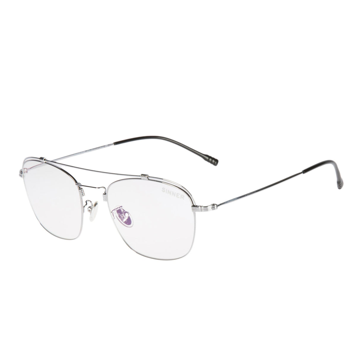 LUKE GLASSES - SILVERCOLORED
