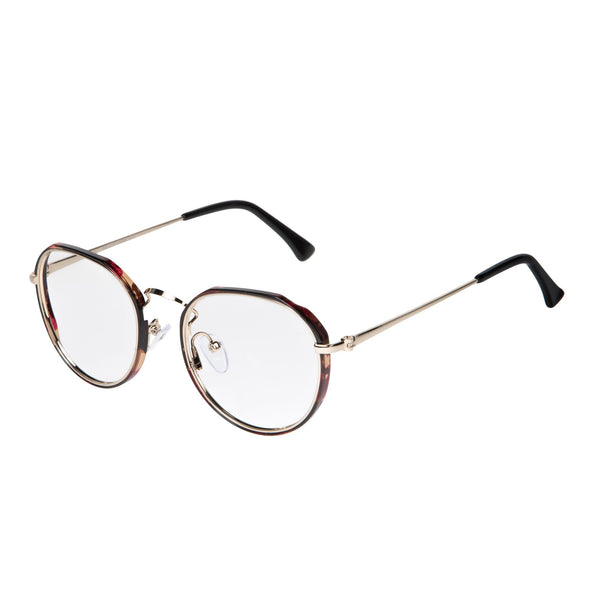 MILO GAFAS - CAREY MARRÓN / ORO