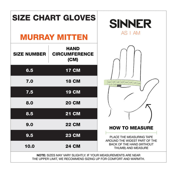 MURRAY DRY-S® WANTEN UNISEX - ZWART