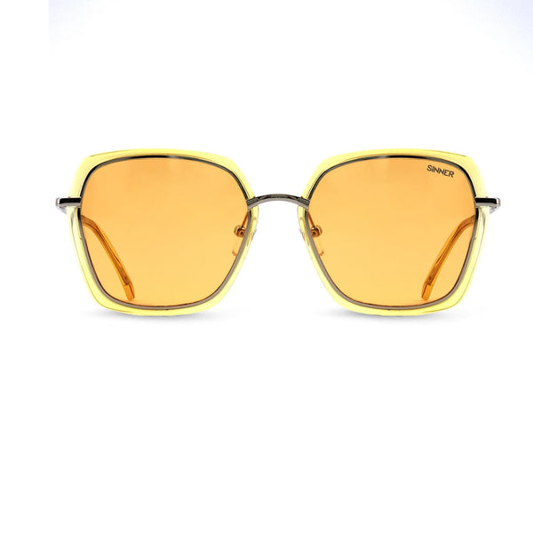 PARADERA CX SUNGLASSES - TRANSPARANT YELLOW - ORANGE LENS