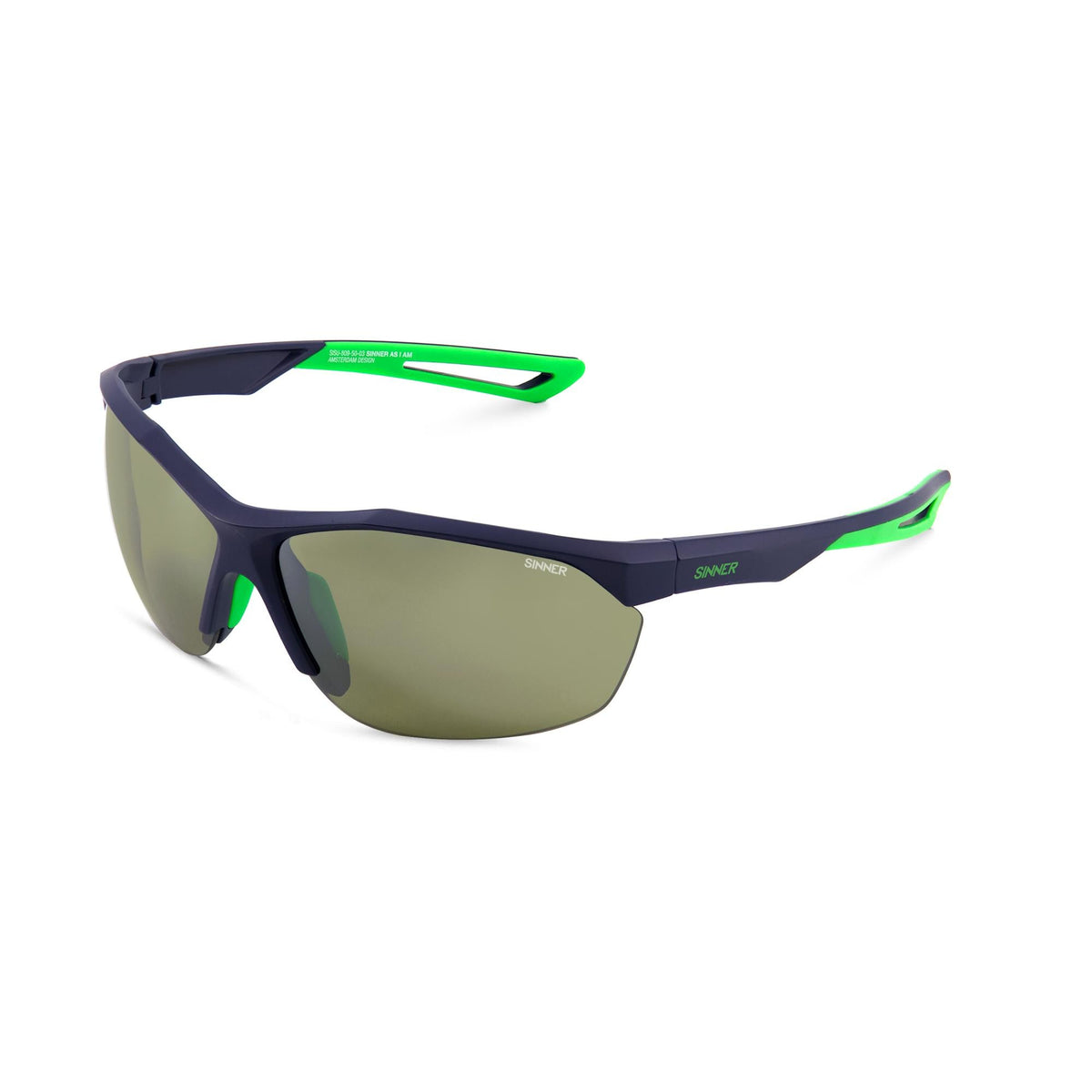 PITCH GOLF SUNGLASSES - MATTE DARK BLUE - SINTRAST® LENS