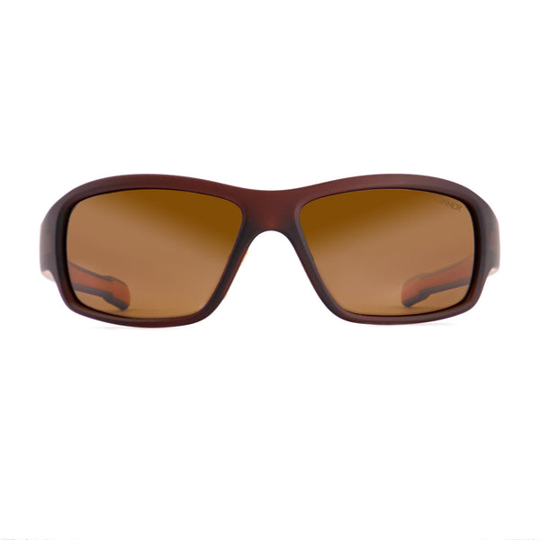 ROS X SUNGLASSES - MATTE BROWN - SINTEC® LENS