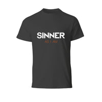 SINNER AS I AM T-SHIRT - ZWART