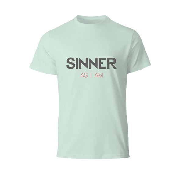 SINNER AS I AM T-SHIRT - MINT