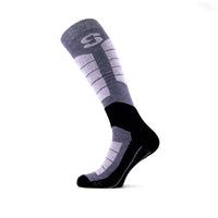 MERINO SKISOKKEN UNISEX ENKELE VERPAKKING - ZWART