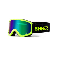 SNOW CUB SKIBRILLE - MATT NEONGRÜN